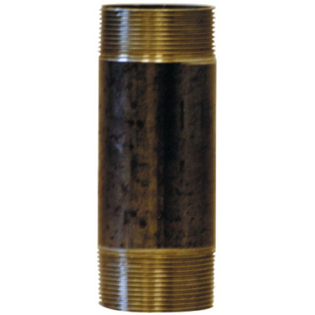 Mamelon 530 tube soudé filetage conique longueur 2000mm noir D26x34 réf.530N200026
