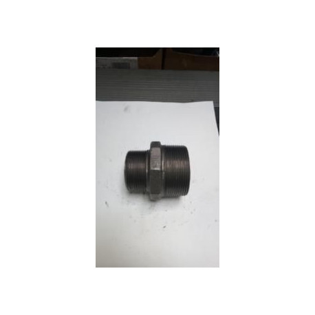 Mamelon réduit 245R fonte malléable noir mâle-mâle 50x40 réf.245050040N