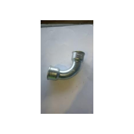Courbe 90° fonte malléable galvanisée 2 femelle-femelle 20x27 réf.002020G