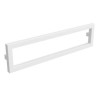 Support porte accessoires métallique LLOYD 40 cm finition blanc réf : 97671