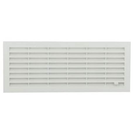 Grille d'aération à visser ou à coller classique rectangulaire à fermeture FB161