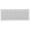 Grille d'aération à visser ou à coller classique rectangulaire à fermeture FB161