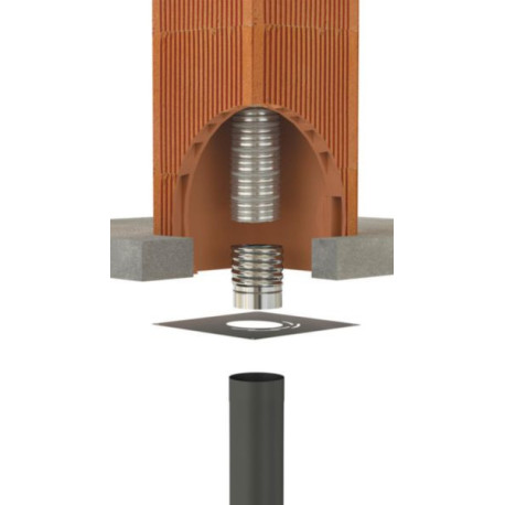 Terminal inox 140 - 146 à visser pour Tenliss isolé réf. 883140