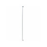 Tendeur plafond 130 cm, avec double fil laiton, pour porte-rideau D 20 mm, nickelé chromé réf. 004803