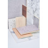 Système de panneaux muraux étanches Polyrey Nuance support composite profil bord arrondi + languette - Béton Bullé B133 finition FIA - 260x120cm x 11,7mm Réf.940094