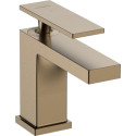Mitigeur lavabo 80 Tecturis E  CoolStart sans tirette ni vidage Bronze brossé Réf. 73001140