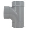 Culotte simple à joint de dilatation PVC FF 87°30 gris Nicoll diamètre 160 mm