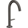 Mitigeur lavabo AXOR ONE Select 170, bonde Push-Open Noir Chromé brossé Réf. 48020340