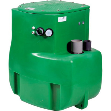 Poste de relevage eaux chargées FEKAFOS 270-PP/VX550A pose intérieure et extérieure équipé d'une pompe FEKA VX 550 AUT montée sur barres de guidage alimentation électrique 230 V hauteur de relevage maxi 6,2 M Réf. 145012