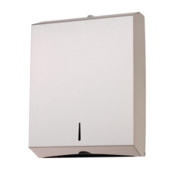 Distributeur d'essuie-mains, acier finition époxy blanc réf. 60560