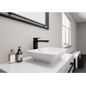 Mitigeur lavabo Vernis Shape  190 avec tirette et vidage synthétique Noir mat Réf. 71562670