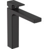 Mitigeur lavabo Vernis Shape  190 avec tirette et vidage synthétique Noir mat Réf. 71562670