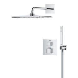 Pack douche encastrée avec Rainshower Mono 310 Cube Chromé Grohtherm Cube Réf. 34868000