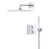 Pack douche encastrée avec Rainshower Mono 310 Cube Chromé Grohtherm Cube Réf. 34868000