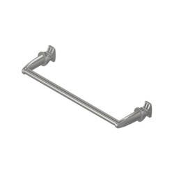Barre Porte Serviettes L375mm Tubes Plats (Blanc) Réf. BARP40BL