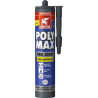 Mastic d'étanchéité premium multifonctionnel POLYMAX PRO JOINT anthracite pour applications intérieures, extérieures et sanitaires, cartouche de 280 ml Réf.7004984
