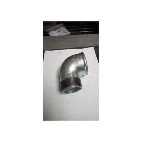 Coude 90° fonte malléable galvanisée 92 mâle-femelle 50x60 réf.092050G