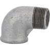 Coude 90° fonte malléable galvanisée 92 mâle-femelle 50x60 réf.092050G