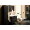 Mitigeur lavabo 210 Tecturis E Fine CoolStart avec bec pivotant et bonde Push-Open Chromé Réf. 73060000