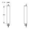 Réhausse seule pour robinetterie grande cuisine PRESTO CHEF. Compatible avec les modèles monotrou. Hauteur 300 mm, diamètre 50 mm. réf.70836