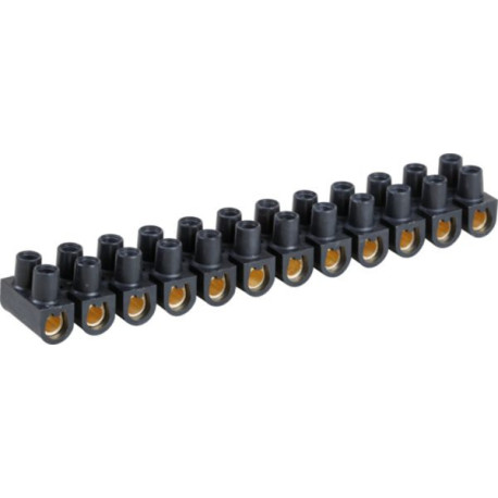 Barrette laiton noire 16 mm² 70004