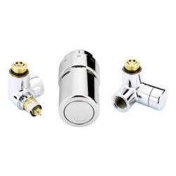 KIT X-TRA pour radiateurs décors, chromé, montage tête à gauche 013G4004