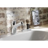Mitigeur lavabo BRIVE avec système d'installation breveté 5 35'' chromé Réf. E75760-4-CP
