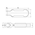 Pince de démontage pour raccords instantanés Tectite diamètre 16 réf 4752244