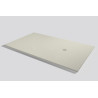 RECEVEUR BASE SLATE 75 BEIGE (100x75). Bonde standard. Grille inox. Possible rebord. Découpe sur-mesure. Réf: 53012354