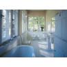 Lavabo SERIE 1930, 70 x 50, avec trop-plein et plage de robinetterie, Blanc Réf. 0438700000