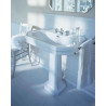 Lavabo SERIE 1930, 70 x 50, avec trop-plein et plage de robinetterie, Blanc Réf. 0438700000