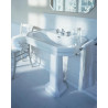 Lavabo SERIE 1930, 70 x 50, avec trop-plein et plage de robinetterie, Blanc Réf. 0438700000