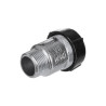 Raccord à compression en fonte malléable Filetage mâle 1 1/4'' de diamètre 32 pour tubes acier et PE Réf.17.195.00.04