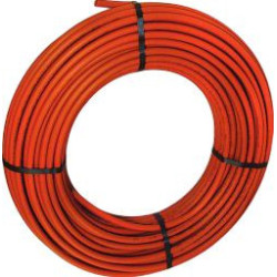 Tube PER nu ALTECH D 12mm ep 1,1mm couronne 120m rouge