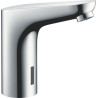 Robinetterie électronique FOCUS, pour lavabo, sans manette de réglage de température, sur batterie, chromé réf. 31172000