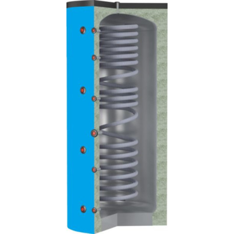BALLON TAMPON MORVAN SERIE TX 1500 CHAUFFAGE + ECS PAR SERPENTIN INOX  CAPACIT