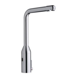 Mitigeur lavabo PRESTO 5750 avec fonction START / STOP, bec fixe, avec transformateur 230 V AC/7 VDC IP65, chromé réf. 55139