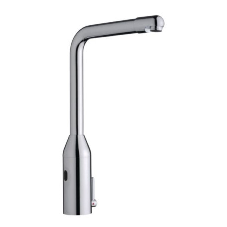 Mitigeur lavabo PRESTO 5750 avec fonction START / STOP, bec fixe, avec transformateur 230 V AC/7 VDC IP65, chromé réf. 55139
