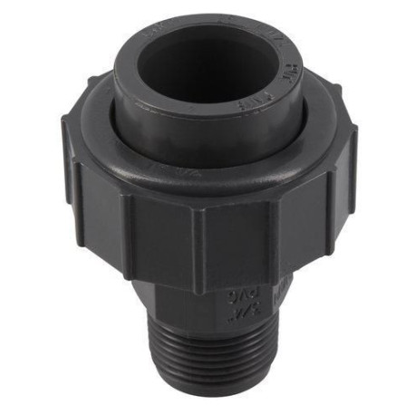 Manchon union d'adaptation métal plastique femelle à coller diamètre 25mm fileté mâle 20/27 UN2520M