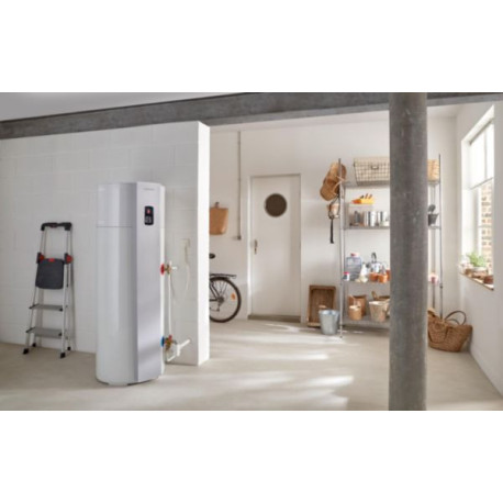 Chauffe-eau thermodynamique Calypso connecté en wifi vertical sur socle 240L, fluide frigo propane  Réf. 286052