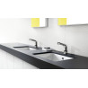 Robinetterie électronique FOCUS, pour lavabo, sans manette de réglage de température, sur secteur, chromé réf. 31174000