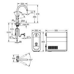 Grohe blue home mitigeur évier c-bec eu Réf. 31455001