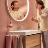 Mitigeur lavabo 150 Tecturis S Fine CoolStart, bonde Push-Open Chromé Réf. 73340000