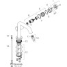 Mitigeur lavabo 150 Tecturis S Fine CoolStart, bonde Push-Open Chromé Réf. 73340000