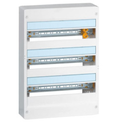 Coffret Drivia 18 modules 3 rangées IP30 IK05 Blanc RAL 9003 Ref.401223