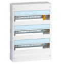 Coffret Drivia 18 modules 3 rangées IP30 IK05 Blanc RAL 9003 Ref.401223