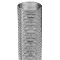 Gaine accordéon en aluminium longueur 450 mm extensible à 1,5 m diamètre intèrieur 100 mm réf. 045100