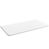 Plan de toilette UNIIQ L.120,5 x EP.1,2 x P.46 cm finition blanc mat  Réf.24728