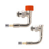 Kit hydrocâblé thermostatique M30 long KV réglable équerre PER à sertir 16-1/2JT réf. R858162H