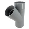 Culotte simple MF 45° gris PVC Nicoll diamètre 110 mm